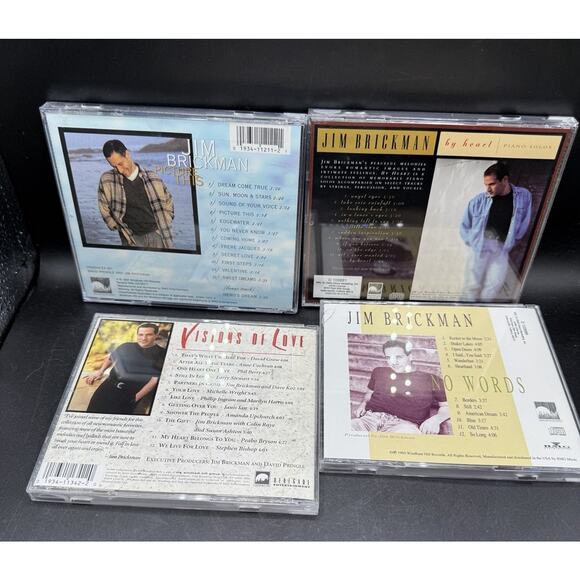 4 Vintage Jim Brickman CDs By Heart Picture This & More! -D - Picture 3 of 4